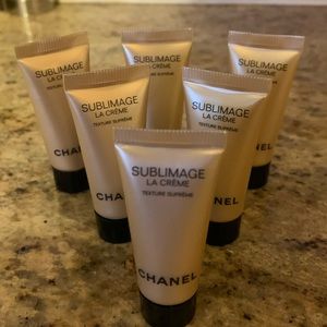Lot of 6 Chanel Sublimage La Crème Texture Supreme